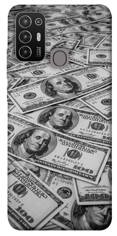 Чехол Dollars background для ZTE Blade A52