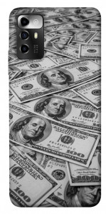 Чехол Dollars background для ZTE Blade A72