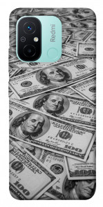 Чохол Dollars background для Xiaomi Redmi 12C