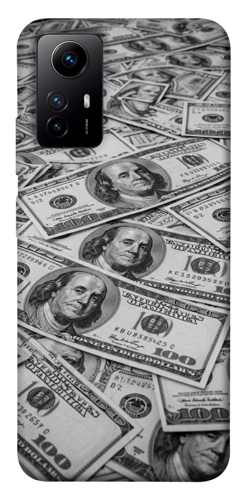 Чохол Dollars background для Xiaomi Redmi Note 12S