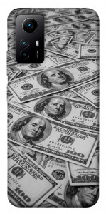Чехол Dollars background для Xiaomi Redmi Note 12S