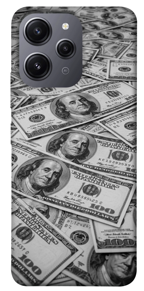 Чохол Dollars background для Xiaomi Redmi 12