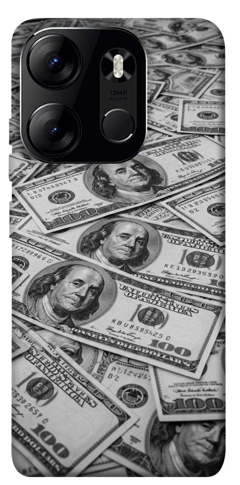 Чохол Dollars background для Tecno Spark Go 2023