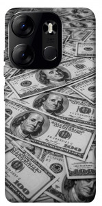 Чохол Dollars background для Tecno Spark Go 2023