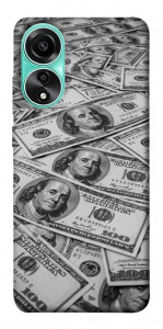 Чохол Dollars background для Oppo A78 4G