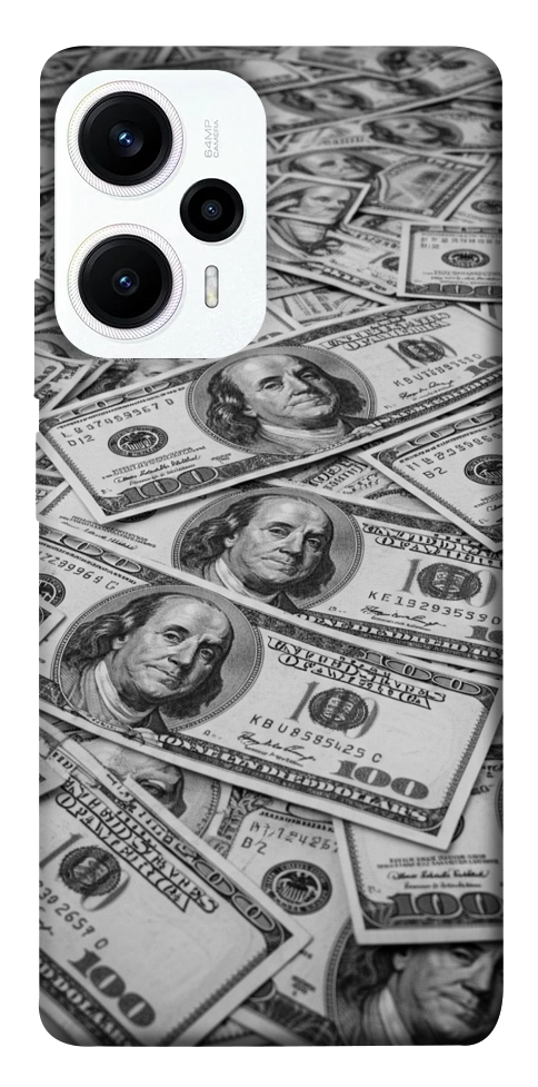 Чехол Dollars background для Xiaomi Poco F5