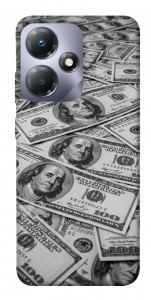 Чехол Dollars background для Infinix Hot 30 Play