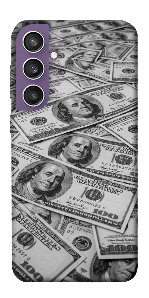 Чехол Dollars background для Galaxy S23 FE