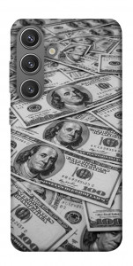 Чехол Dollars background для Galaxy S24