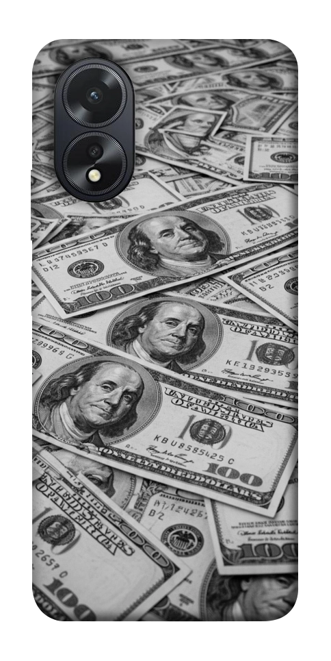 Чехол Dollars background для Oppo A38