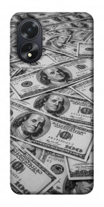 Чехол Dollars background для Oppo A38