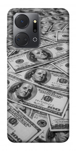 Чехол Dollars background для Huawei Honor X7a