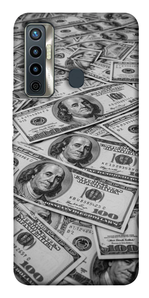 Чохол Dollars background для TECNO Camon 17