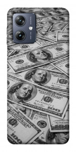 Чохол Dollars background для Motorola Moto G54