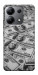 Чехол Dollars background для Xiaomi Redmi Note 13 4G