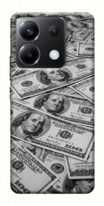 Чехол Dollars background для Xiaomi Poco X6