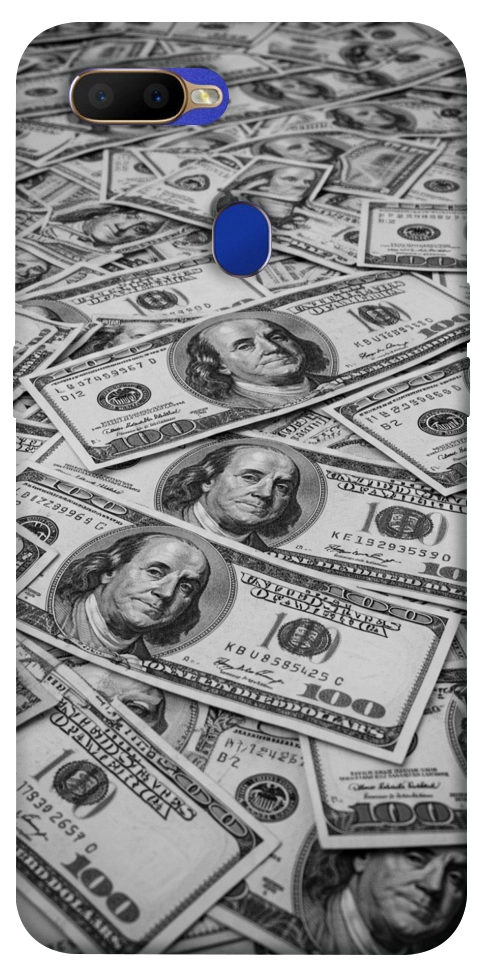 Чехол Dollars background для Oppo A7