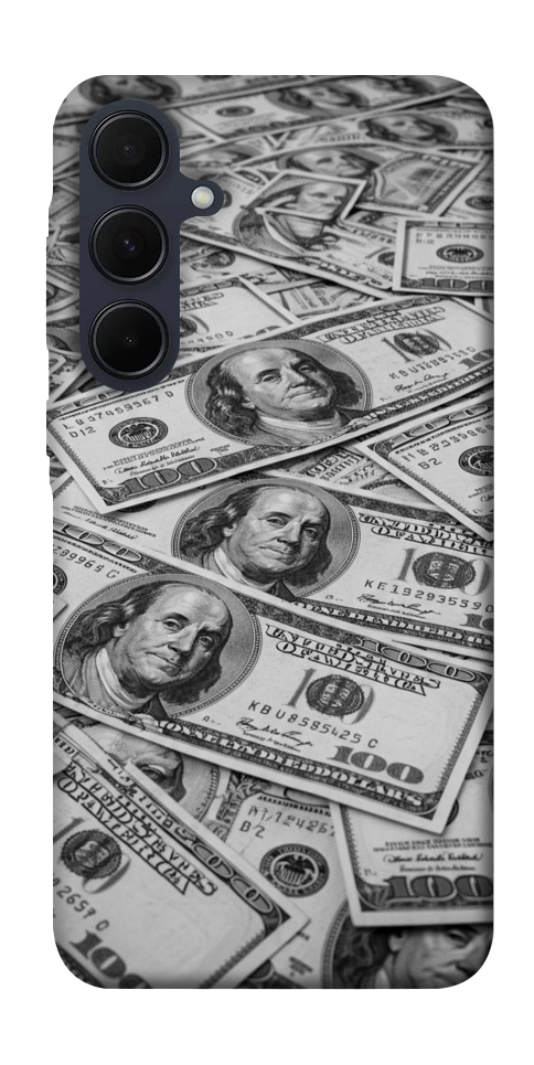Чехол Dollars background для Galaxy A55