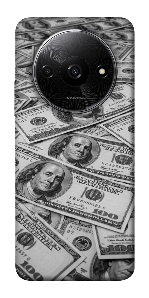 Чехол Dollars background для Xiaomi Redmi A3