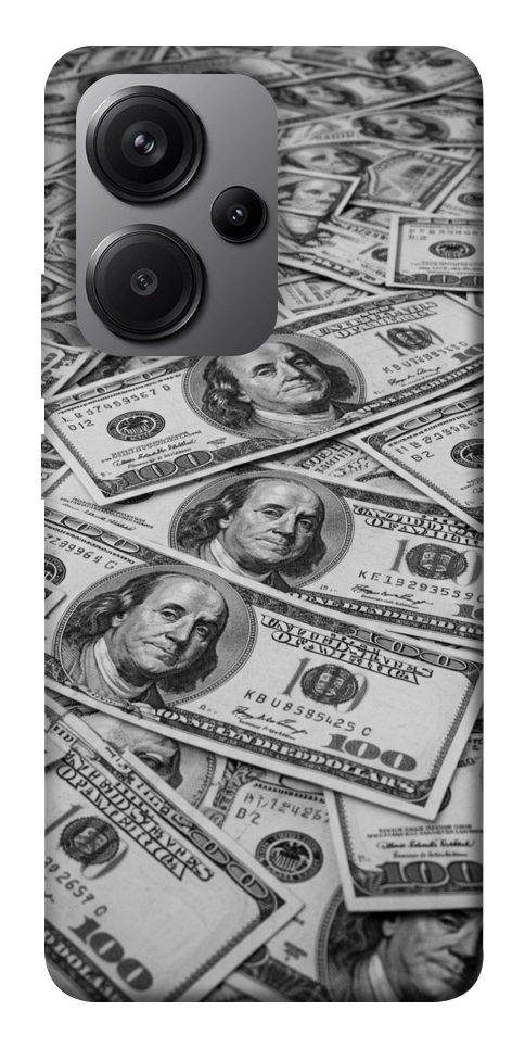 Чохол Dollars background для Xiaomi Redmi Note 13 Pro+