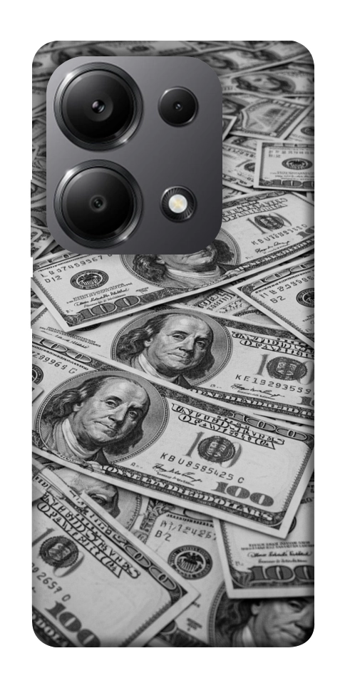 Чехол Dollars background для Xiaomi Redmi Note 13 Pro 5G