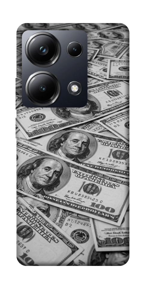 Чехол Dollars background для Xiaomi Poco M6 Pro 4G