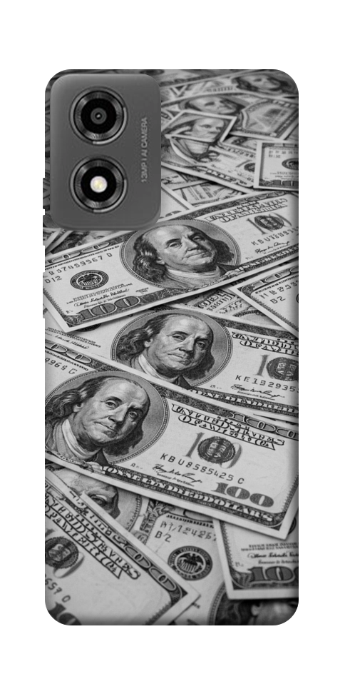 Чохол Dollars background для Motorola Moto E14