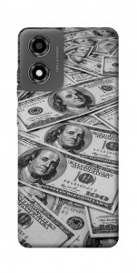 Чехол Dollars background для Motorola Moto E14