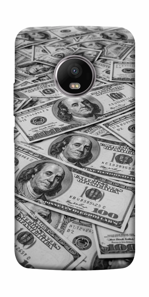 Чехол Dollars background для Motorola Moto G5S