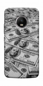 Чехол Dollars background для Motorola Moto G5S