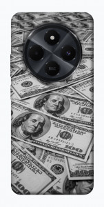 Чехол Dollars background для Xiaomi Redmi 14C