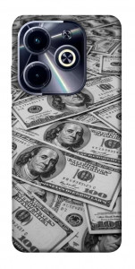 Чохол Dollars background для TECNO Spark 20