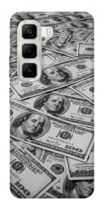 Чехол Dollars background для Infinix Hot 50 4G