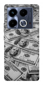 Чехол Dollars background для Infinix Note 40 4G