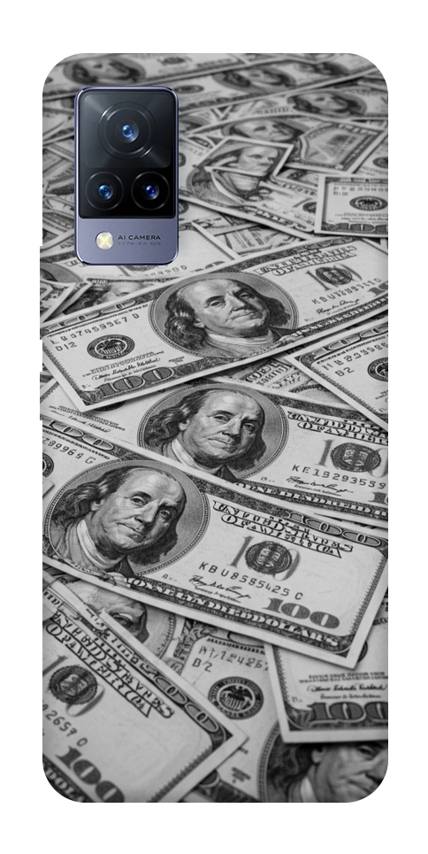 Чехол Dollars background для Vivo V21