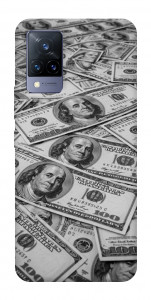 Чехол Dollars background для Vivo V21