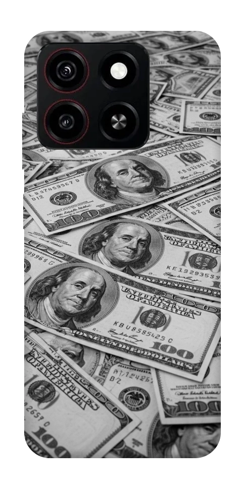 Чехол Dollars background для ZTE Blade A35 4G