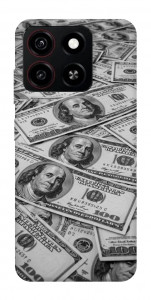 Чехол Dollars background для ZTE Blade A35 4G
