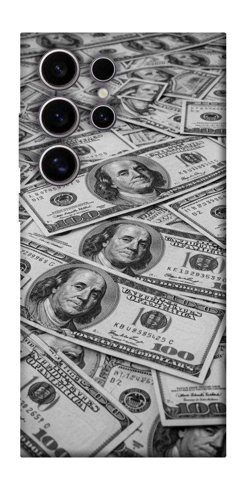 Чехол Dollars background для Galaxy S25 Ultra