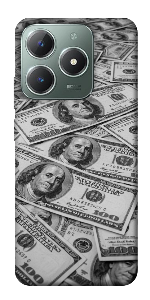 Чехол Dollars background для Realme C61