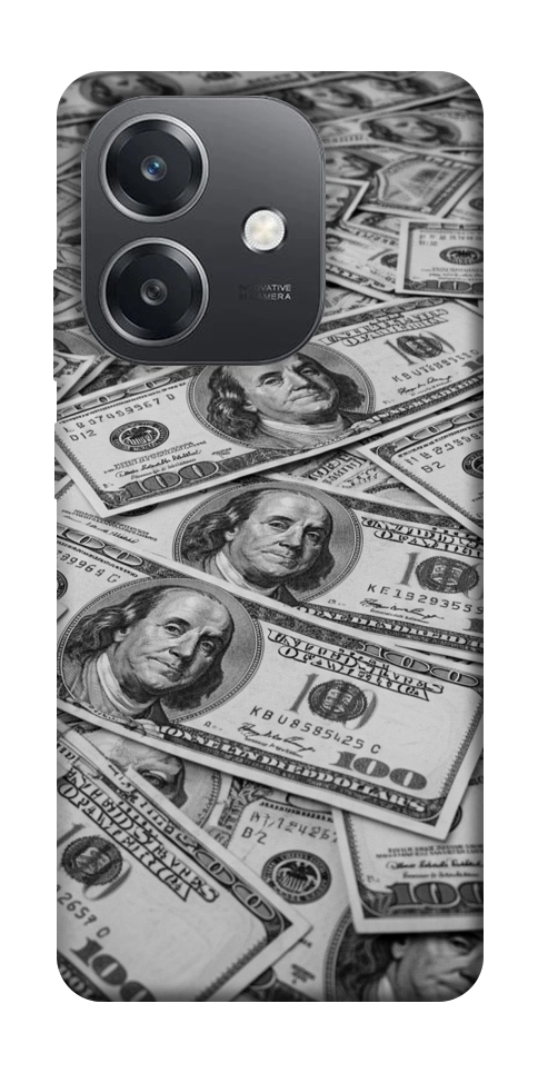 Чехол Dollars background для Oppo А3х 4G