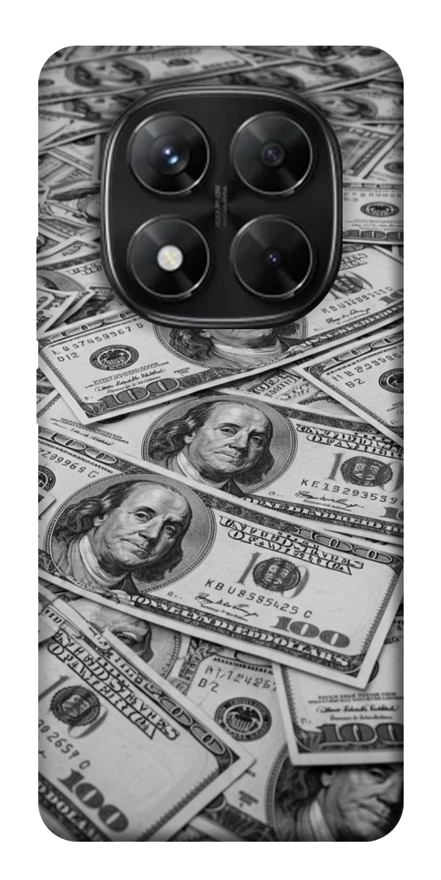 Чехол Dollars background для Xiaomi Redmi Note 14 Pro 5G