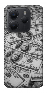 Чехол Dollars background для Xiaomi Redmi Note 14 5G