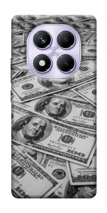 Чехол Dollars background для Xiaomi Redmi Note 14 Pro 4G