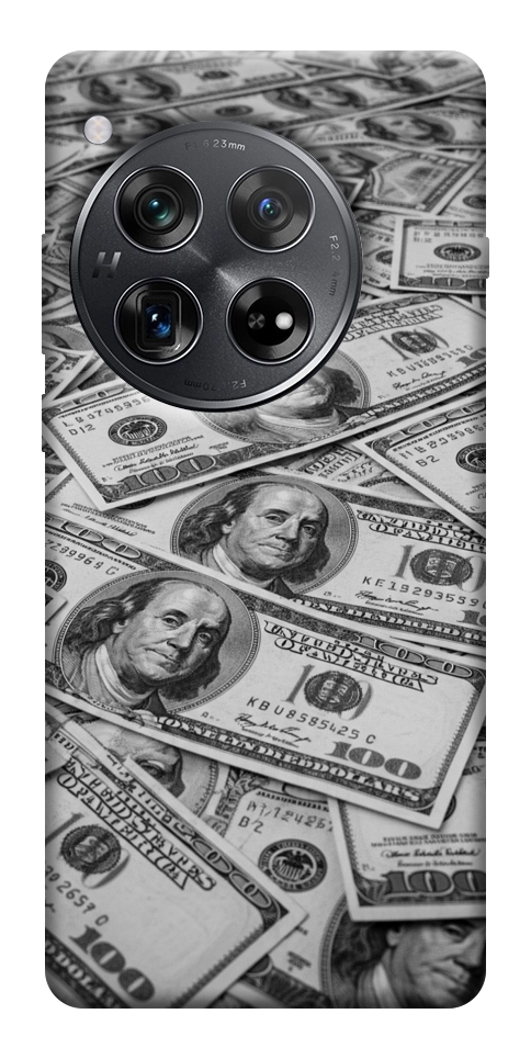 Чехол Dollars background для OnePlus 12
