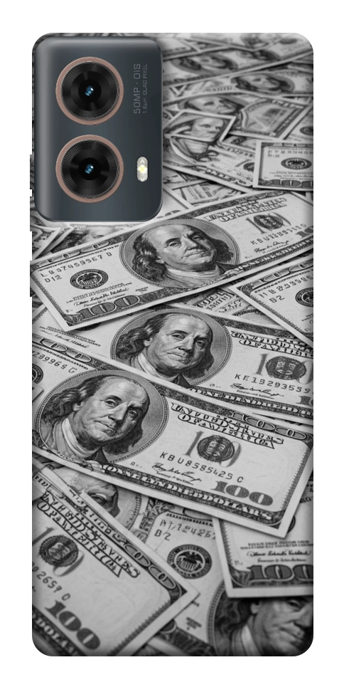 Чохол Dollars background для Motorola Moto G85