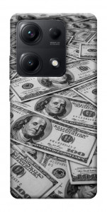 Чехол Dollars background для Xiaomi Redmi Note 14S