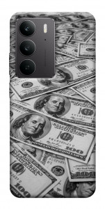 Чехол Dollars background для Realme C75