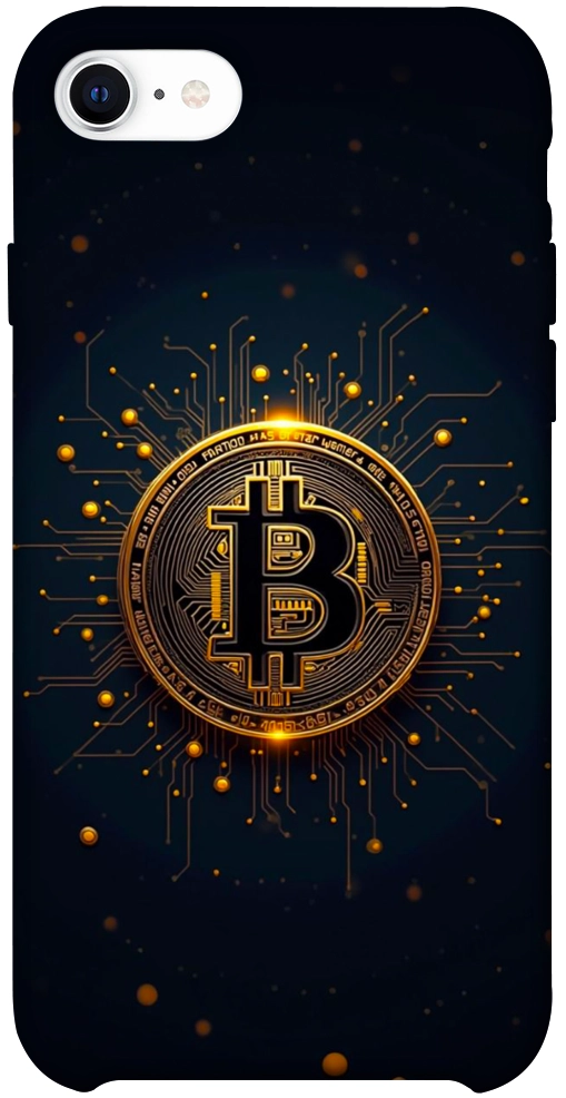 Чохол Bitcoin для iPhone SE (2020)