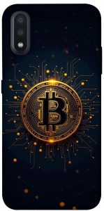 Чехол Bitcoin для Galaxy A01